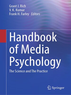 cover image of Handbook of Media Psychology